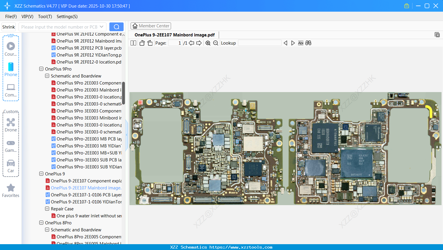 OnePlus 9-2EE107 Mainbord Image
